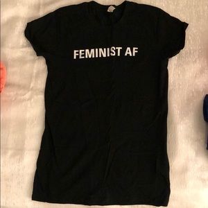 Feminist AF Black t shirt